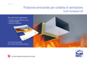 Flyer - Protezione antincendio per condotte di ventilazione Conlit Ductboard LW